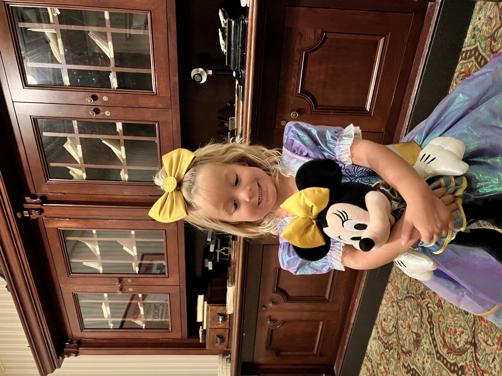Gisele now, age 8, in her current favorite princess dress.